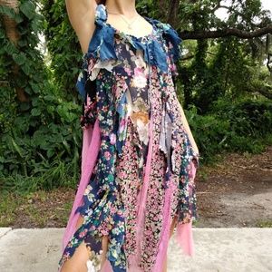 Floral Handmade Ooak Festival Prairie Dress